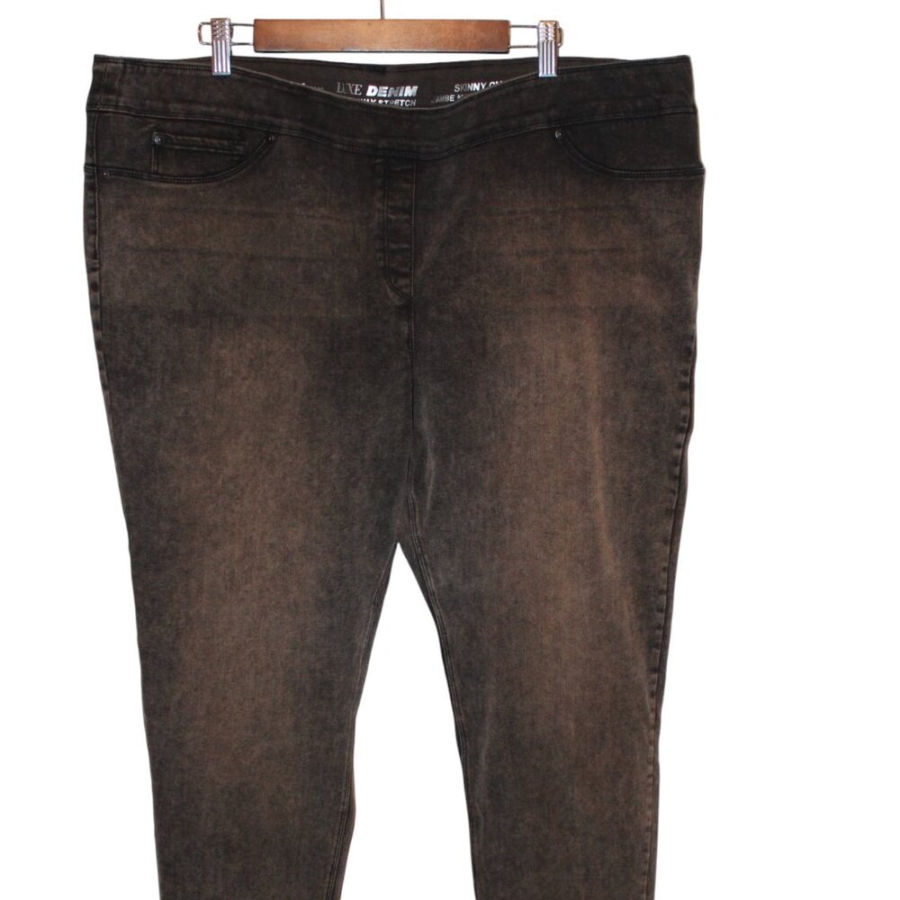 Luxe Denim | 360° 4-Way Stretch | Plus 3X (24-26) | Skinny Cuff